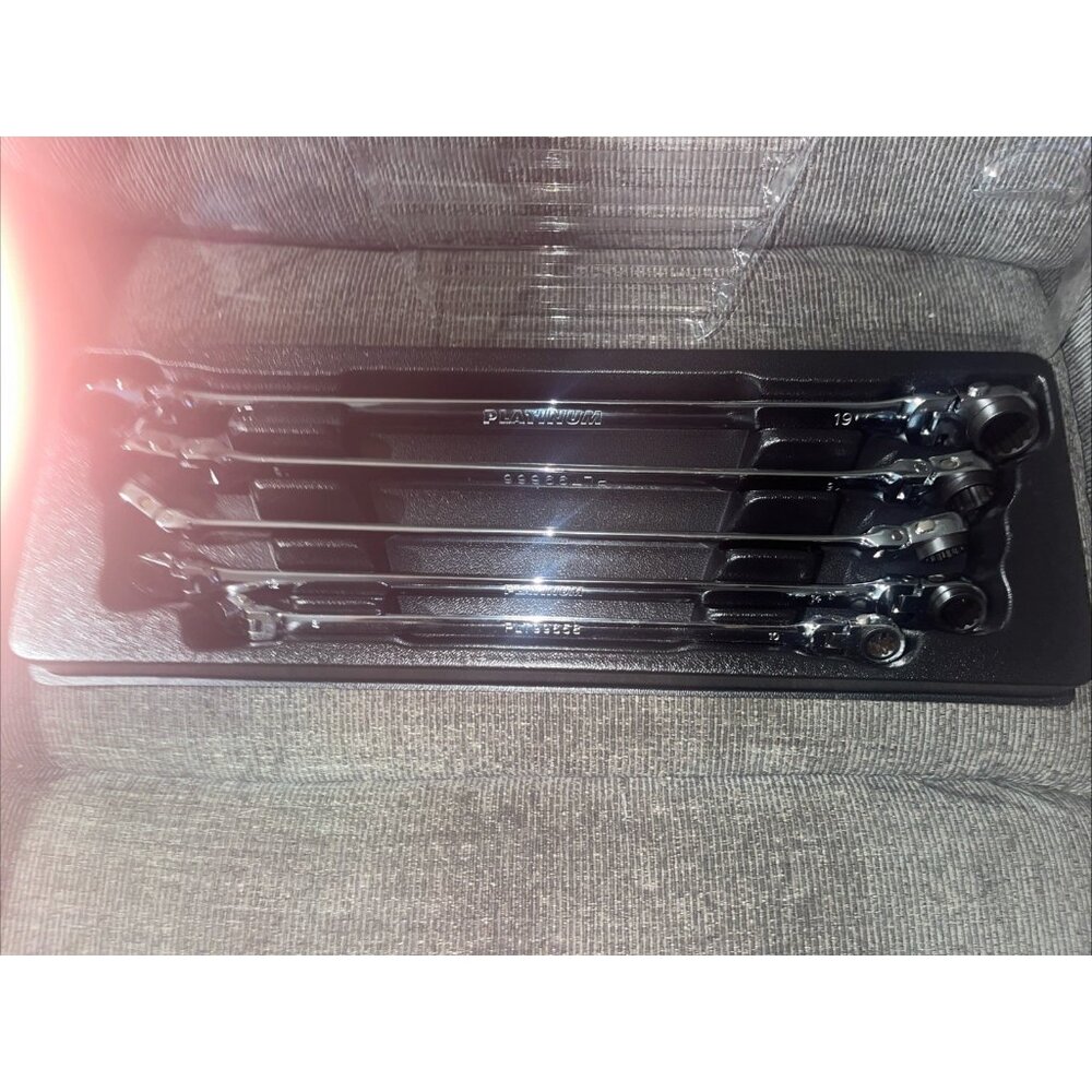 Platinum 5pc XL Double Box METRIC Reversible Ratcheting Spline Wrenches #99650